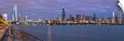 Illinois, Midwest, Cook County, Chicago, Panorama, shedd aquaroium
