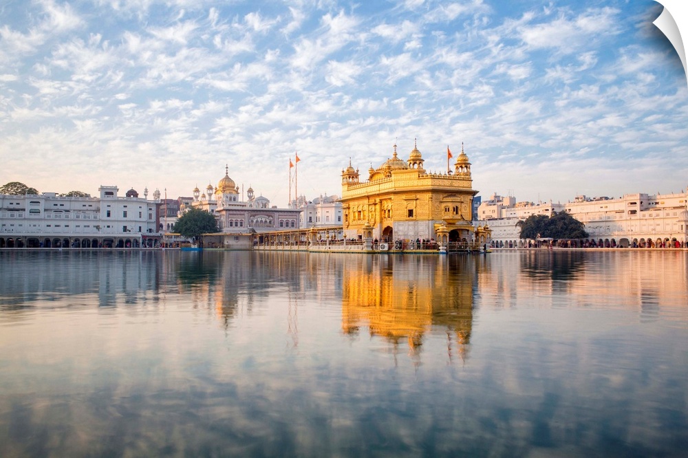 India, Punjab, Amritsar, - Golden Temple, The Harmandir Sahib, Amrit Sagar - Lake Of Nectar