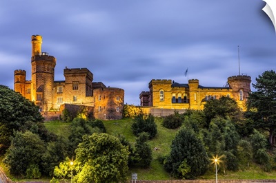 Inverness Castle In Early Evening, Scotland, United Kingdom