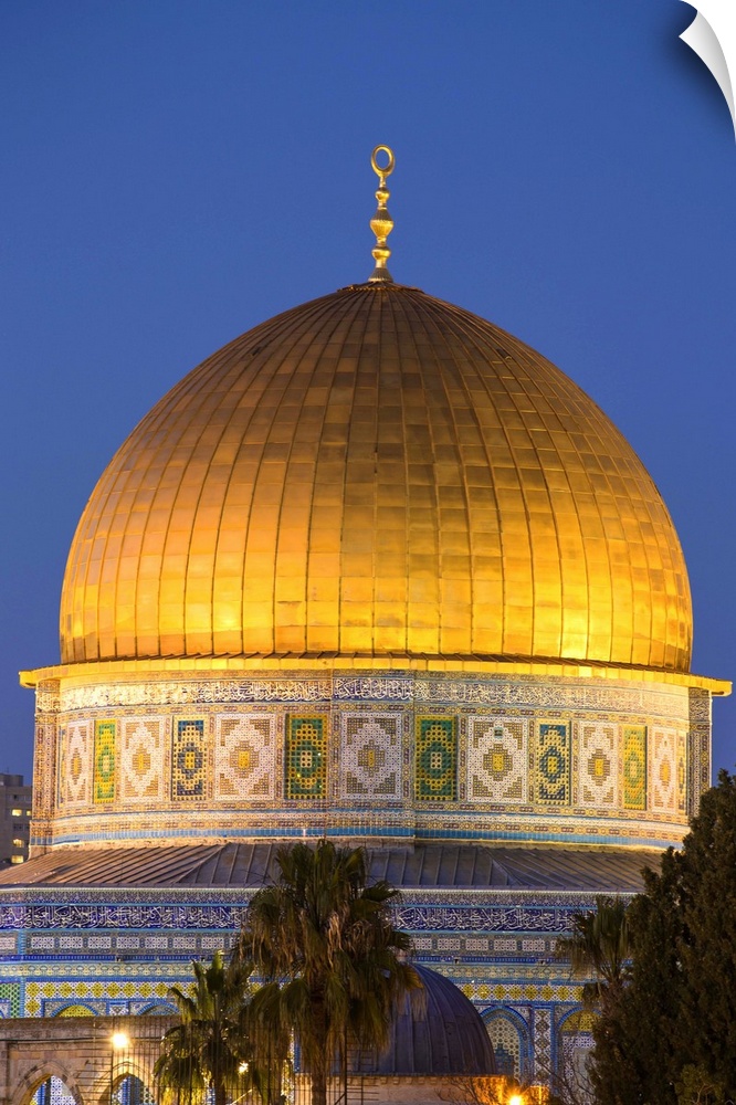 Israel, Jerusalem, Temple Mount, Dome of the Rock.