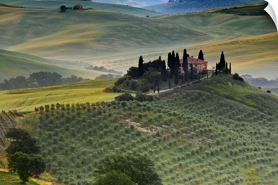 Italy, Tuscany, Siena district, Orcia Valley, Podere Belvedere near San Quirico d'Orcia