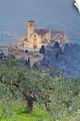 Italy, Umbria, Perugia district, Assisi, Basilica of San Francesco