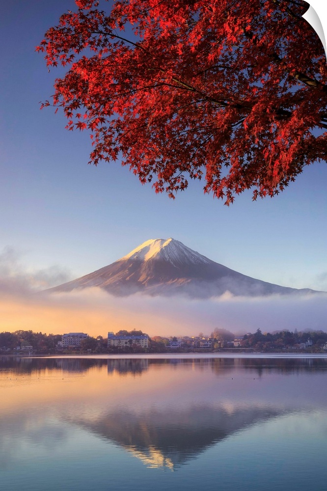 Japan, Fuji, Hakone, Izu National Park, Mt Fuji and Kawaguchi Ko Lake.