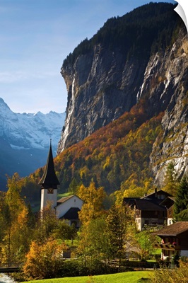 Lauterbrunnen Church, Berner Oberland, Switzerland