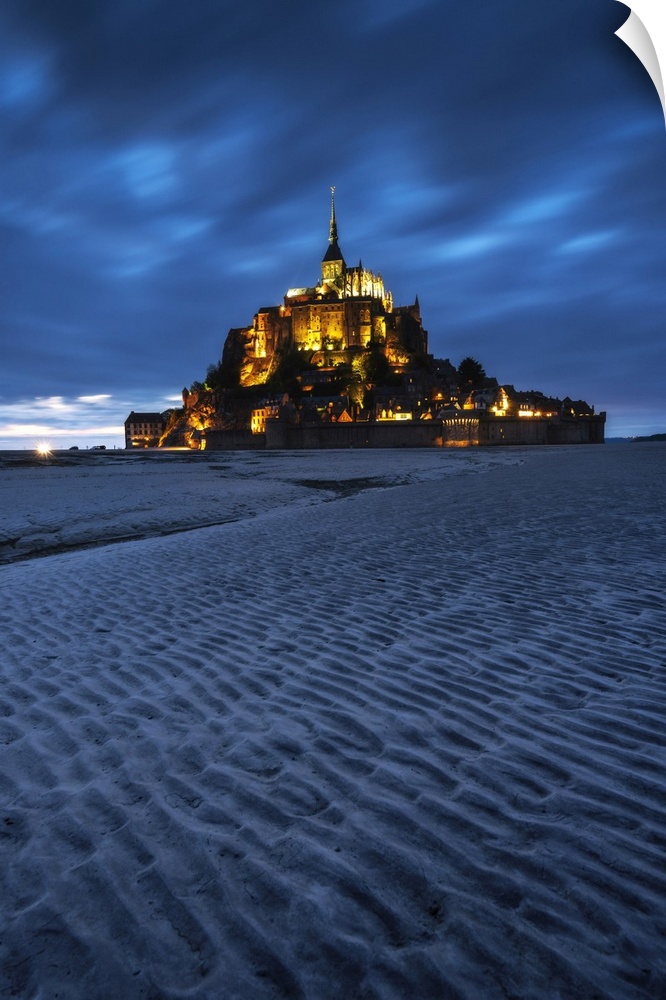 Le mont Saint Michel, Normandy, France, Europe.