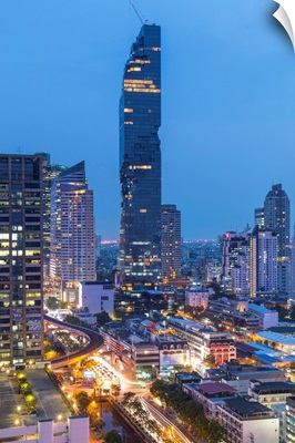 Mahanakhon Tower (By Ole Scheeren), Silom, Bangkok, Thailand