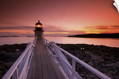 Maine, Port Clyde, Marshall Point Lighthouse