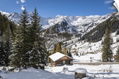 Mountain Hut In The Arn Valley, Tyrol, Austria