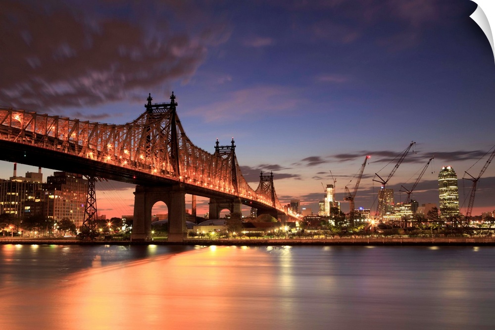 USA, New York, New York City, Manhattan, Ed Koch Queensboro Bridge.