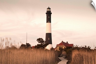 New York, Long Island, Fire Island, Robert Moses State Park, Fire Island Lighthouse