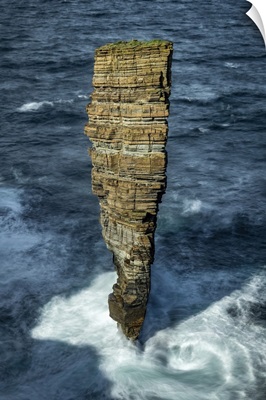 North Gaulton Castle Sea Stack On The West Coast Of Mainland, Orkney Islands, Scotland