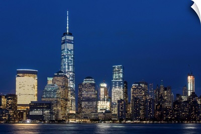 One World Trade Center and Lower Manhattan financial center, New York