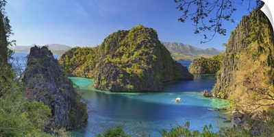 Philippines, Palawan, Coron Island, Kayangan Lake