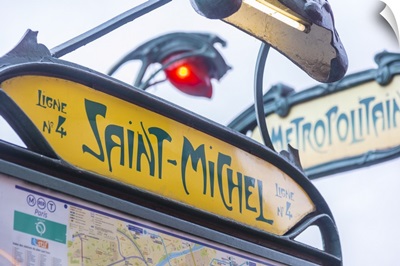 Place St. Michel, Rive Gauche, Paris, France