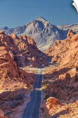 Road Through Valley Of Fire State Park, Nevada