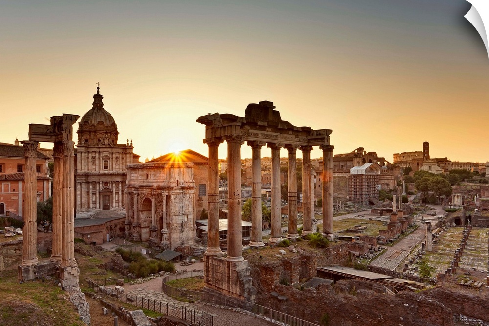 Roman Forum, Rome, Lazio, Italy, Europe.
