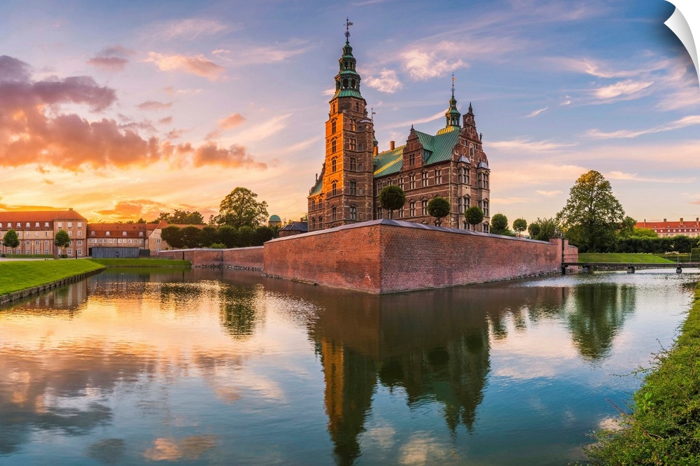 Rosenborg Castle, Copenhagen, Hovedstaden, Denmark.