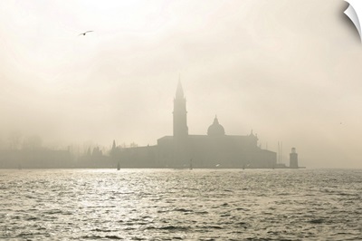 San Giorgio Maggiore In The Mist, Venice, Veneto, Italy, Europe