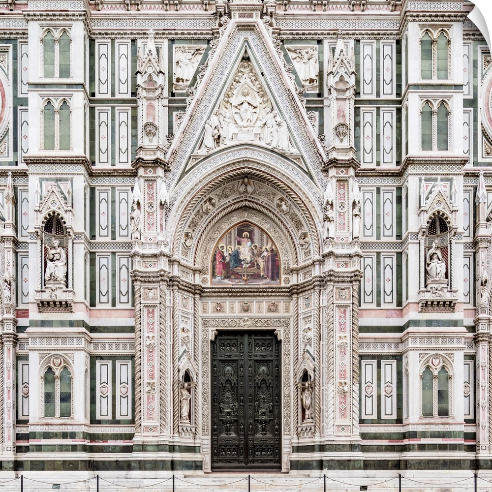 Santa Maria del Fiore Cathedral, detailed view, Florence, Tuscany, Italy.