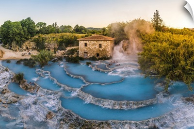 Saturnia Hot Springs, Grosseto Province, Tuscany, Italy
