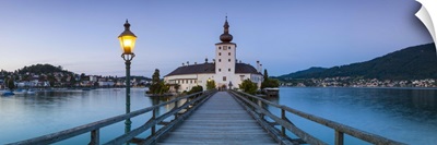 Schloss Ort on Lake Traunsee, Gmunden, Salzkammergut, Upper Austria, Austria