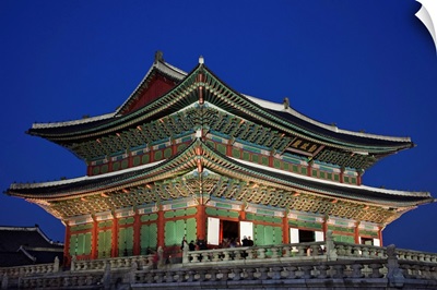 South Korea, Seoul, Gyeongbokgung Palace, Geunjeongjeon Throne Hall