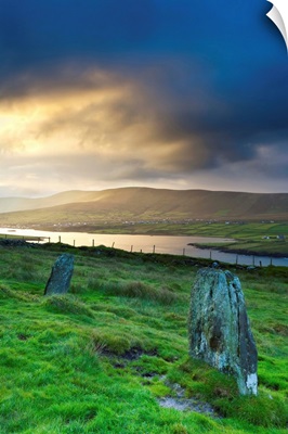 Standing Stones near Portmagee, Valentia Island, Co Kerry, Ireland