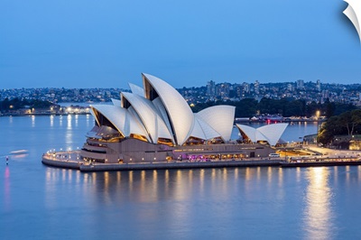 Sydney Opera House At Dusk, Sydney, New South Wales, Australia
