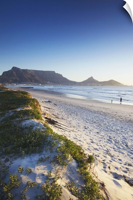 Table Mountain from Milnerton beach, Cape Town, Western Cape, South Africa