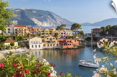 The Harbour And Venetian Architecture Of Assos, Kefalonia, Ionian Islands, Greece