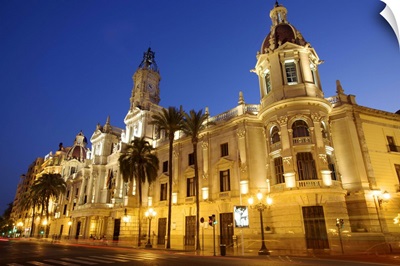 Town Hall, Plaza del Ayuntamiento, Valencia, Spain