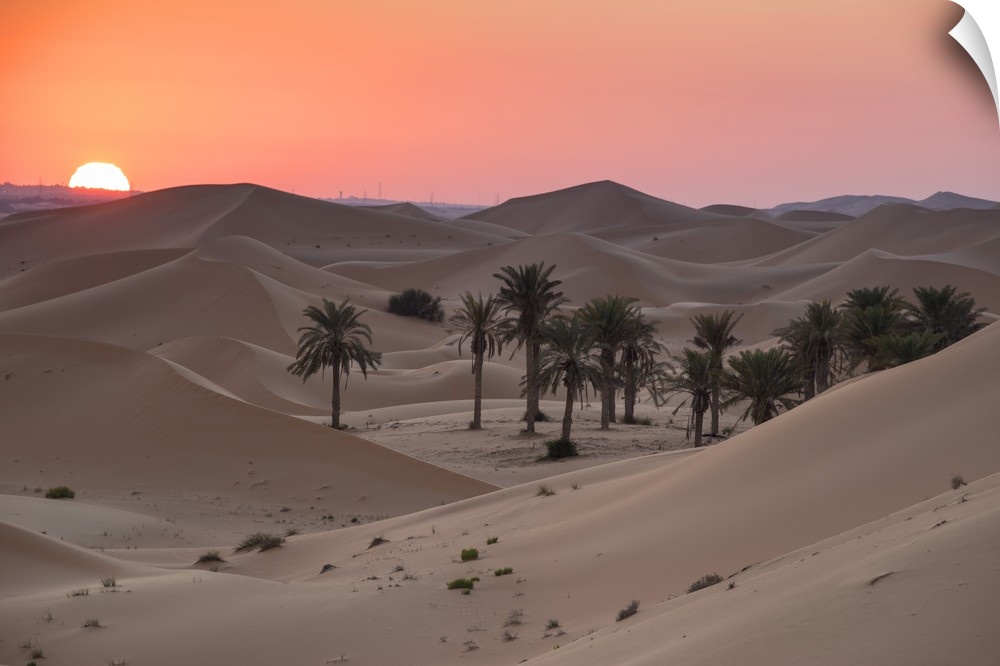 United Arab Emirates, Abu Dhabi, Al Ain, Remah Desert, Telal Resort Heritage Village.