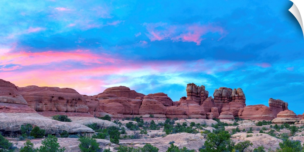 USA, Utah, Canyonlands National Park, The Needles District, Chesler Park Trail.