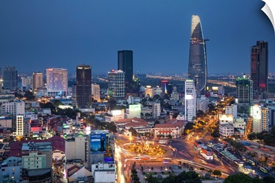 Vietnam, Ho Chi Minh City (Saigon), Dong Khoi, City Skyline