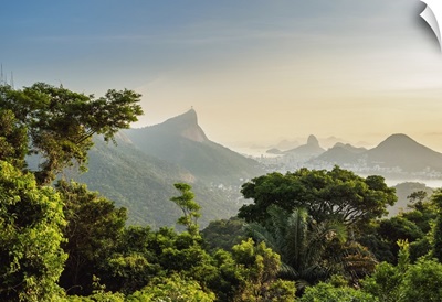 View from Vista Chinesa over Tijuca Forest towards Rio de Jan Christophereiro, Brazil