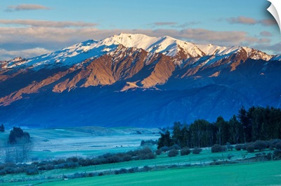 View towards Coronet Peak Ski Field, Queenstown, Central Otago, New Zealand