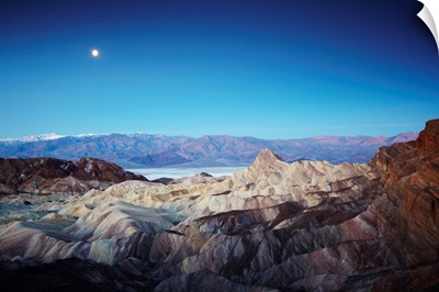 Zabriskie Point, Death Valley National Park, California, Usa