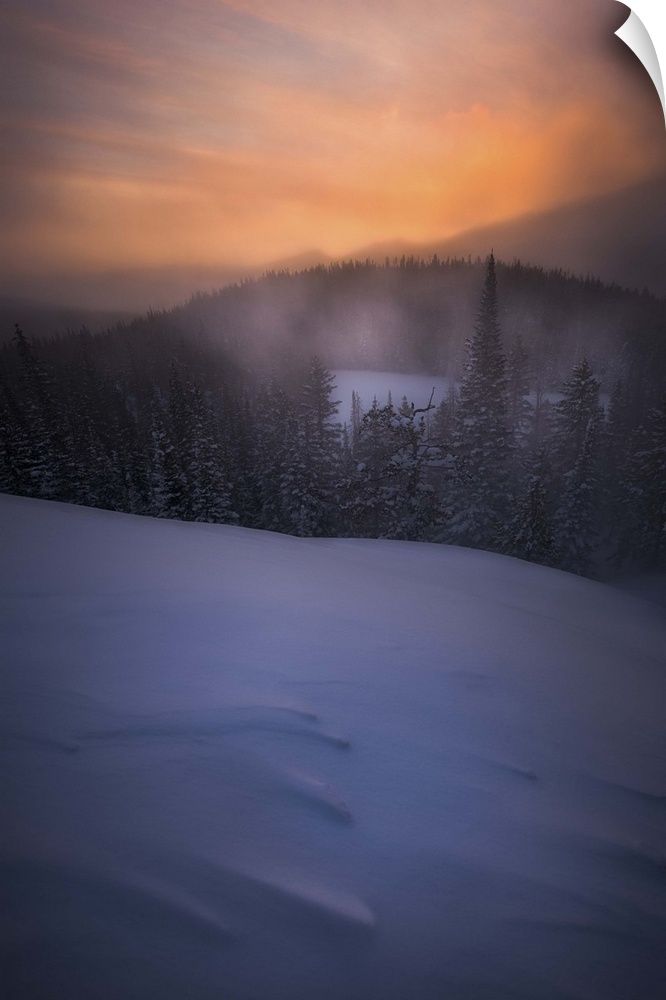 Winter Sunrise After a Storm, Rocky Mountain National Park