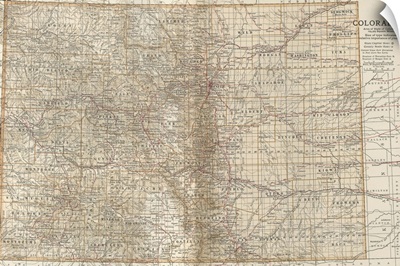 Colorado - Vintage Map