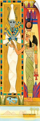 Isis (right) and Osiris, Egyptian mythology