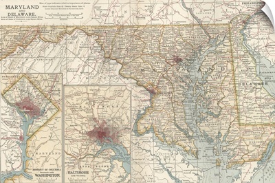 Maryland - Vintage Map