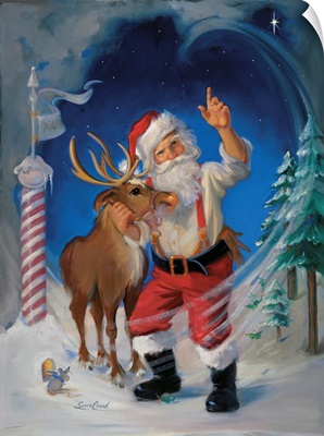 Santa and Reindeer