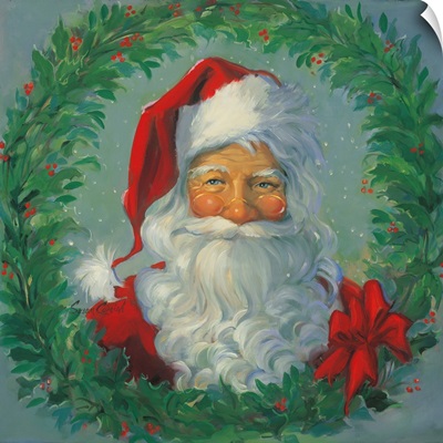 Santa Wreath