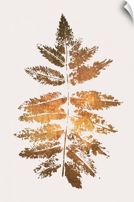 Oak Leaf Print - Gold