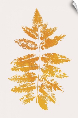 Oak Leaf Print - Yellow