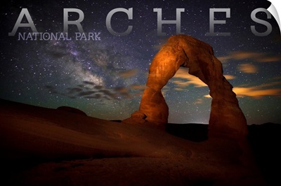 Arches National Park, Delicate Arch: Travel Poster
