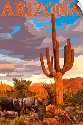 Arizona, Javelina and Cactus