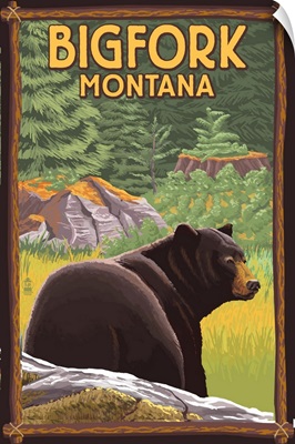 Bigfork, Montana, Bear in Forest