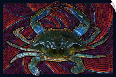 Blue Crab - Paper Mosaic