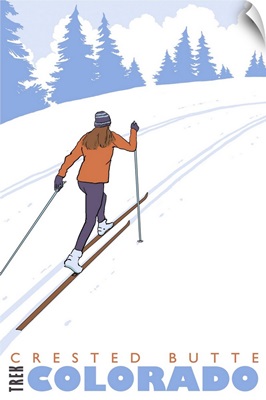 Crested Butte, Colorado, Cross Country Skier